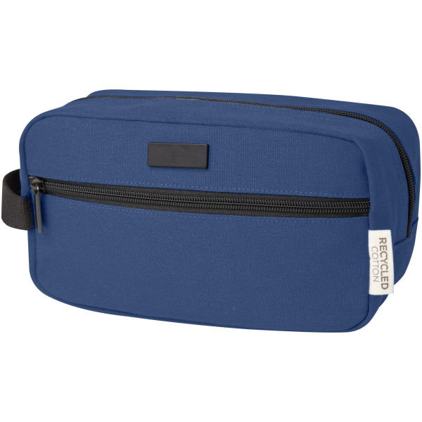 Toiletry bag Joey made of recycled GRS canvas, volume 3,5 l