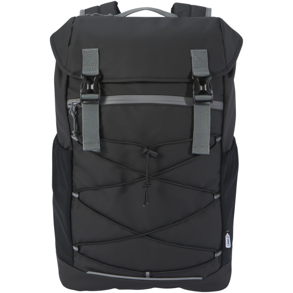 Aqua recycled waterproof backpack for 15,6" laptop, 23 l