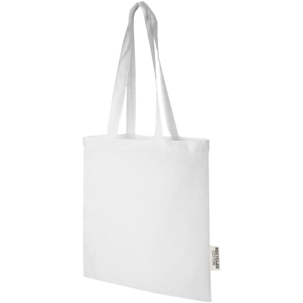 Madras bag made of 100% recycled cotton with GRS certification, 7 l