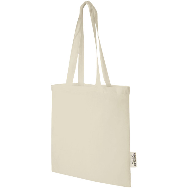Madras bag made of 100% recycled cotton with GRS certification, 7 l