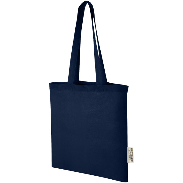 Madras bag made of 100% recycled cotton with GRS certification, 7 l