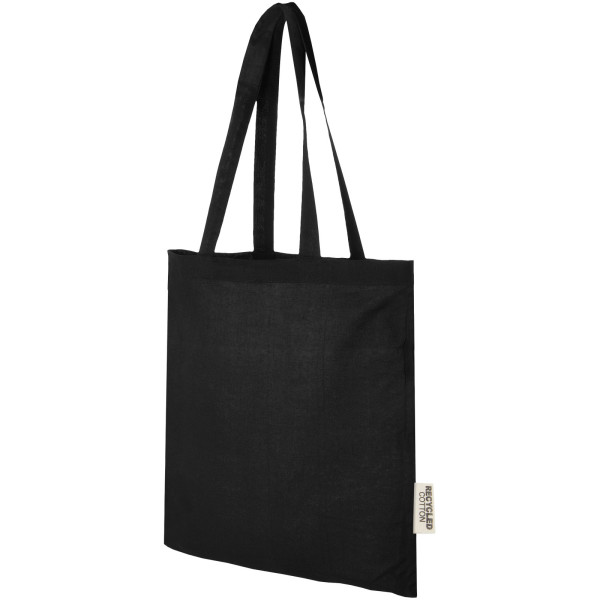 Madras bag made of 100% recycled cotton with GRS certification, 7 l