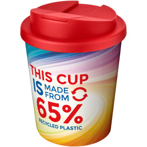 Brite-Americano Espresso Eco spill-proof mug with thermal insulation, 250 ml - Reklamnepredmety