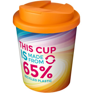 Brite-Americano Espresso Eco spill-proof mug with thermal insulation, 250 ml - Reklamnepredmety