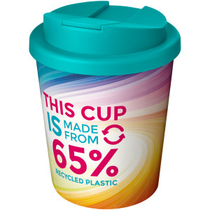 Brite-Americano Espresso Eco spill-proof mug with thermal insulation, 250 ml - Reklamnepredmety