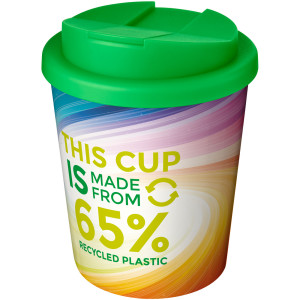 Brite-Americano Espresso Eco spill-proof mug with thermal insulation, 250 ml - Reklamnepredmety