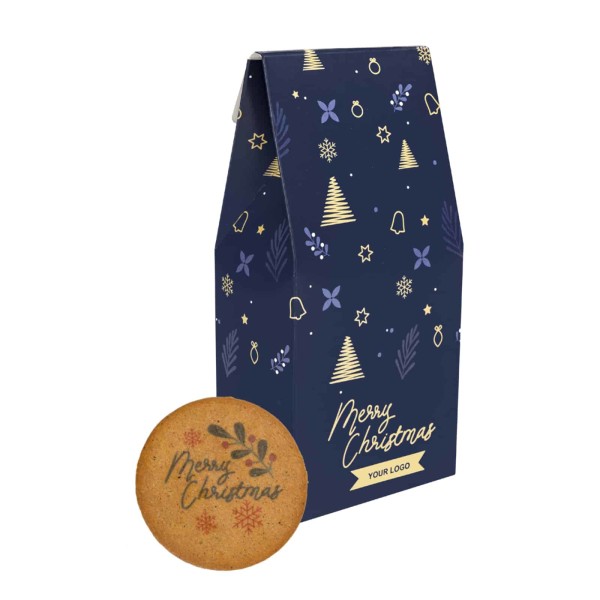 A bag of Christmas cookies