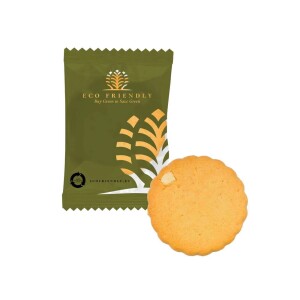 Promotional Almond Cookie - VEGAN ALMOND COOKIE, 9 g - Reklamnepredmety