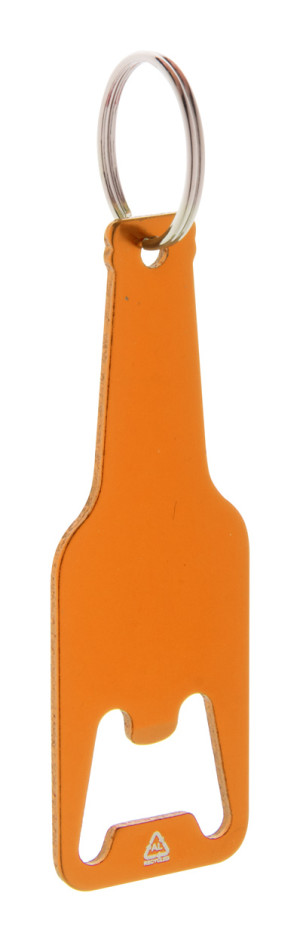 Bottle opener with metal key ring Kaipi - Reklamnepredmety