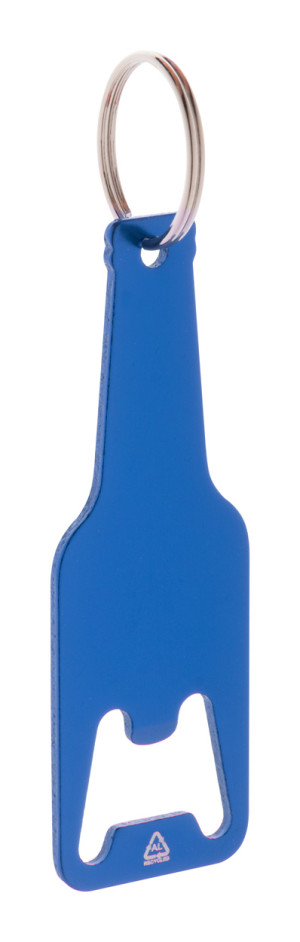 Bottle opener with metal key ring Kaipi - Reklamnepredmety