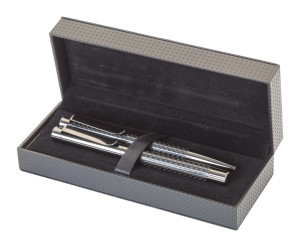 Braids ballpoint pen and rollerball pen set - Reklamnepredmety