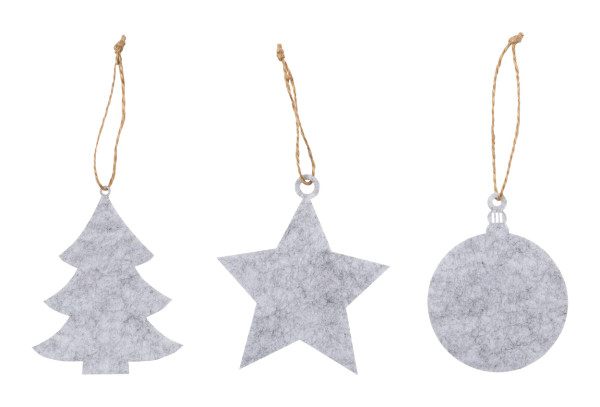 Set of 3 ornaments for Christmas tree Chandun