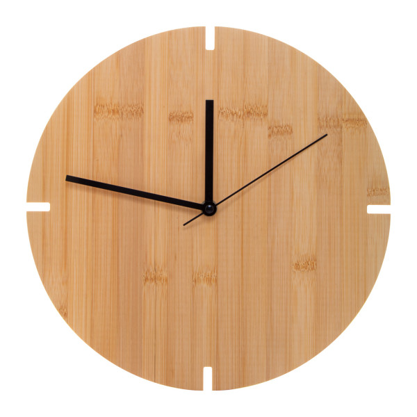 Bamboo wall clock Tokei
