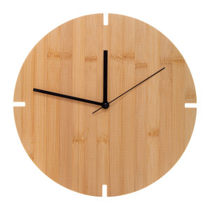 Bamboo wall clock Tokei - Reklamnepredmety