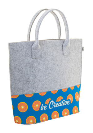 Custom made RPET felt shopping bag CreaFelt Shop C - Reklamnepredmety