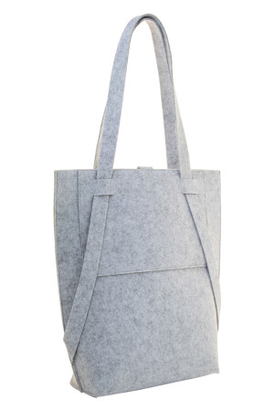 Custom made RPET felt shoulder bag CreaFelt Toteback - Reklamnepredmety
