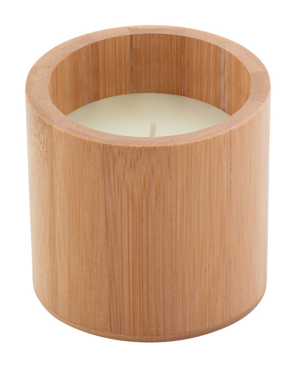 Wax candle in a bamboo holder Takebo
