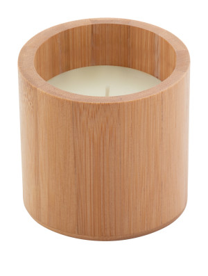 Wax candle in a bamboo holder Takebo - Reklamnepredmety