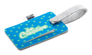 RPET felt luggage tag CreaFelt Tag - Reklamnepredmety