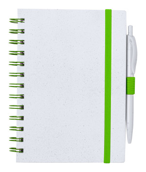 Recycled ABS spiral notebook Ciara - Reklamnepredmety