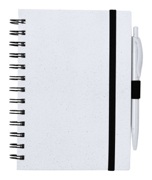 Recycled ABS spiral notebook Ciara - Reklamnepredmety