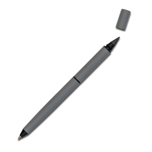 DUET 2in1 fountain pen and ballpoint pen in box, dark blue - Reklamnepredmety