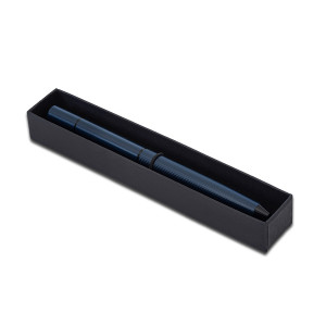 DUET 2in1 fountain pen and ballpoint pen in box, dark blue - Reklamnepredmety