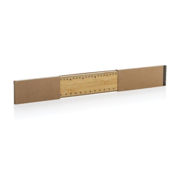 Timberson extra thick 30cm double sided bamboo ruler