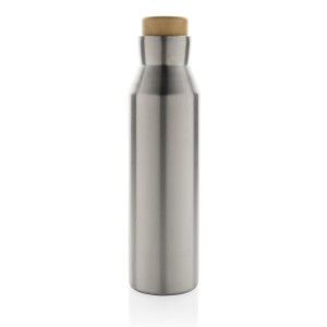 Gaia RCS certified recycled stainless steel vacuum bottle - Reklamnepredmety