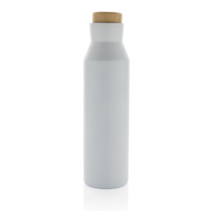 Gaia RCS certified recycled stainless steel vacuum bottle - Reklamnepredmety