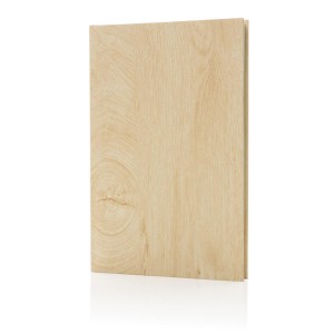 Kavana wood print A5 notebook - Reklamnepredmety