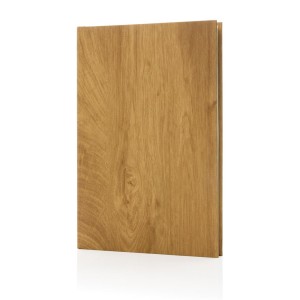 Kavana wood print A5 notebook - Reklamnepredmety