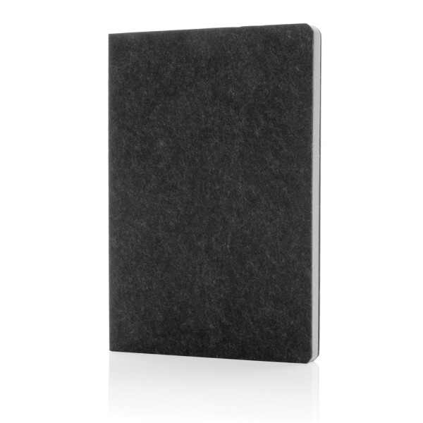 Phrase GRS certified recycled felt A5 notebook