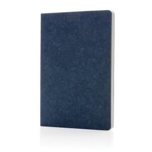 Phrase GRS certified recycled felt A5 notebook - Reklamnepredmety