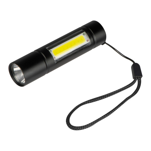 Flashlight with rechargeable battery