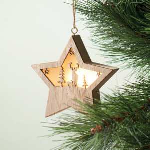 Decorative MDF star - Reklamnepredmety