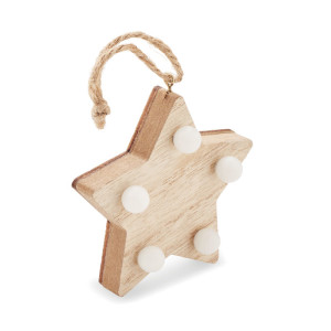 LALIE wooden star - Reklamnepredmety