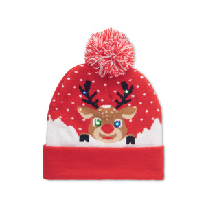 Christmas knitted hat with 6 LED - Reklamnepredmety