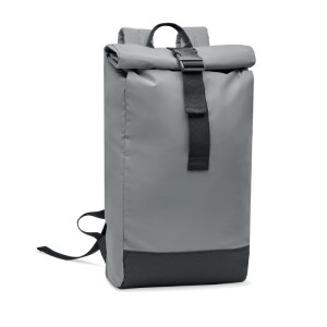 BRIGHT ROLLPACK roll-up backpack made of highly reflective polyester - Reklamnepredmety