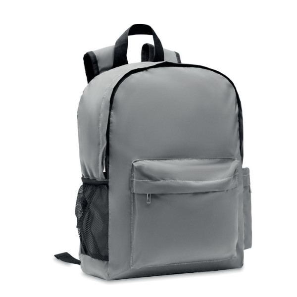 Backpack made of highly reflective polyester 190T BRIGHT BACKPACK