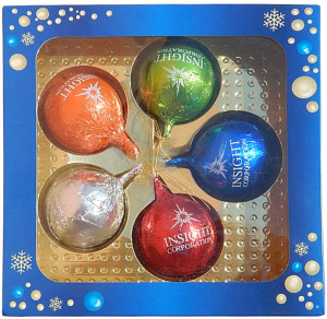 Christmas balls set 5 x 25g - Reklamnepredmety
