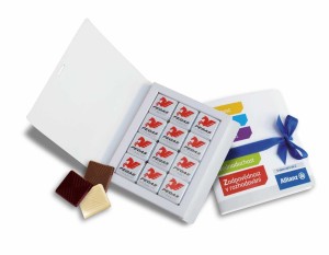 Chocolate book 24x5g - Reklamnepredmety