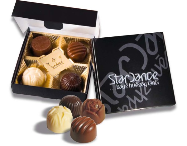 Advertising chocolate box 4 pcs