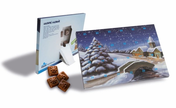 Advent calendar A5 with stand