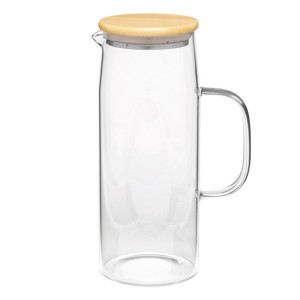 Glass carafe BAMBOO PITCHER - Reklamnepredmety