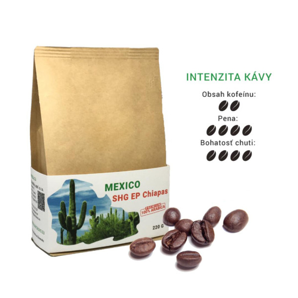 Coffee beans Mexico SHG EP Chiapas