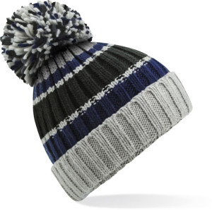Knitted hat with Hygge stripes - Reklamnepredmety