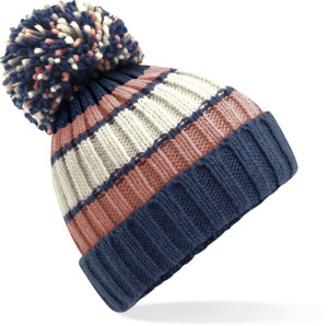 Knitted hat with Hygge stripes - Reklamnepredmety