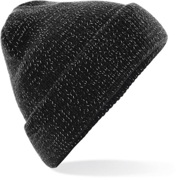 Reflective knitted cap