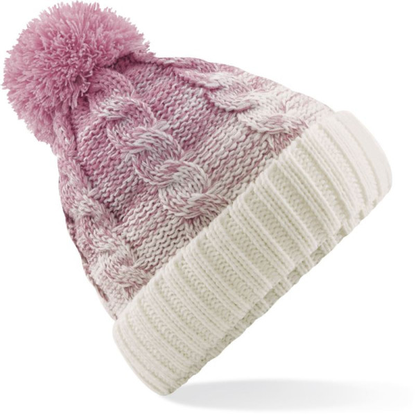 Ombré knitted hat